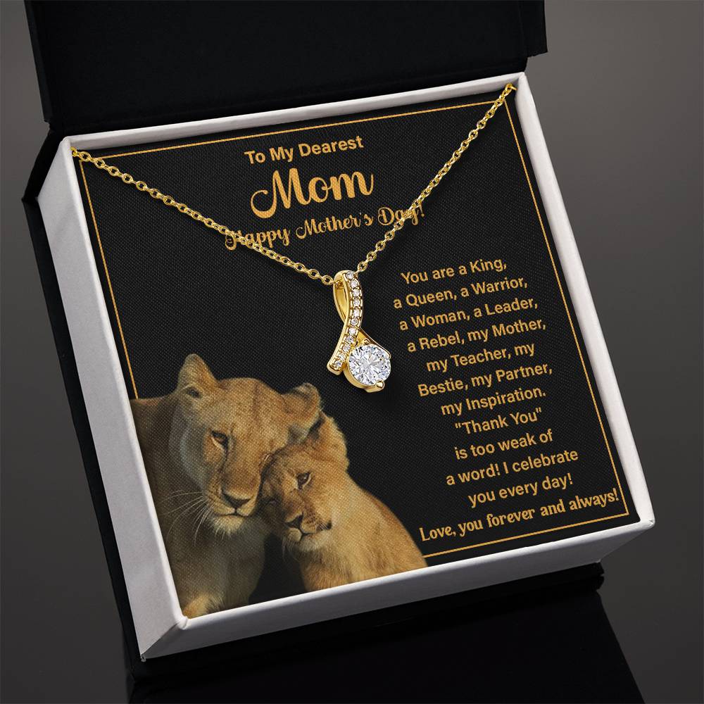 Mother’s Day Necklace Gift for Mom – Gift Box Included