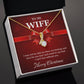 Christmas Gift for Wife Elegant Necklace with Message Card