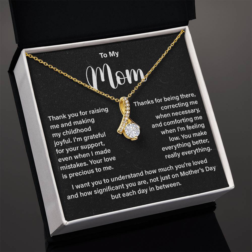 Mother Necklace Gift from Daughter or Son