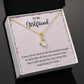 Romantic Girlfriend Necklace Gift with Message Card