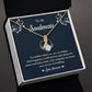 Soulmate Necklace Gift for Her with Message Card