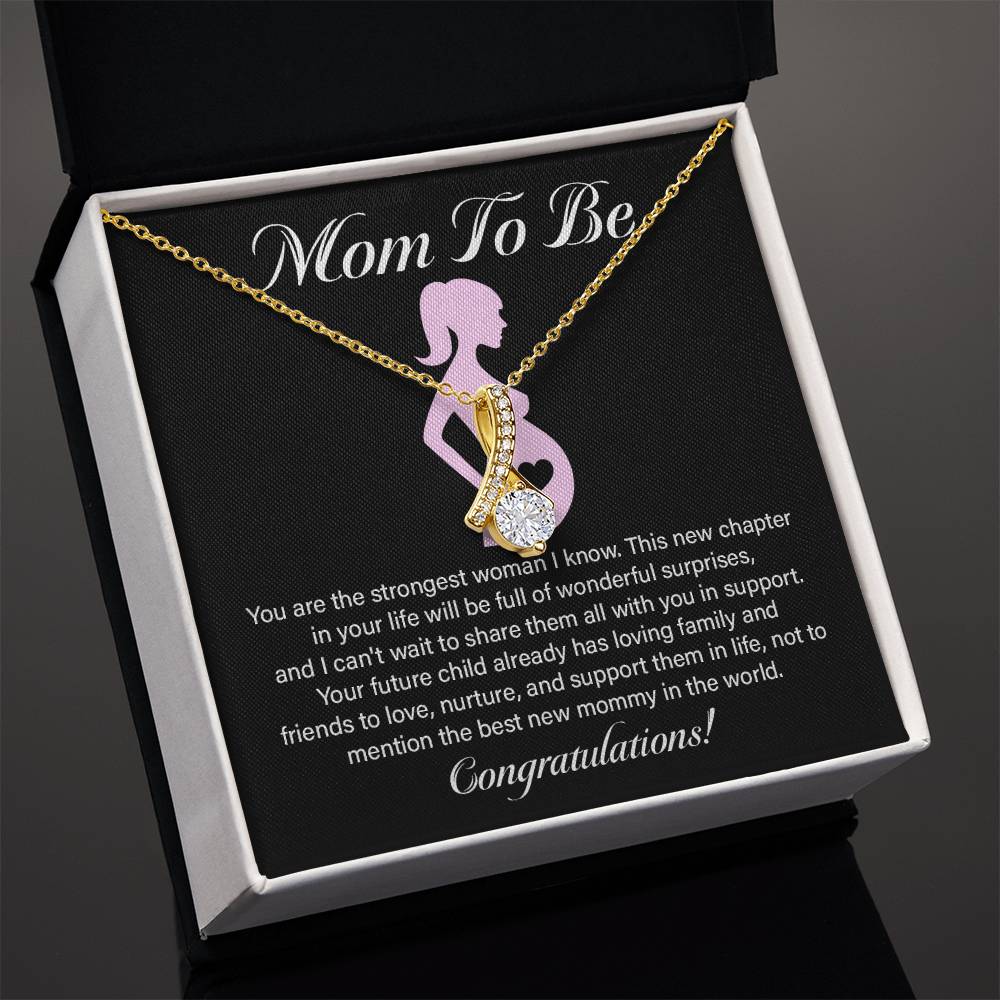 Mom To Be Necklace – Elegant Gift for Pregnancy