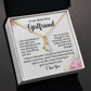 Romantic Girlfriend Necklace Gift with Message Card