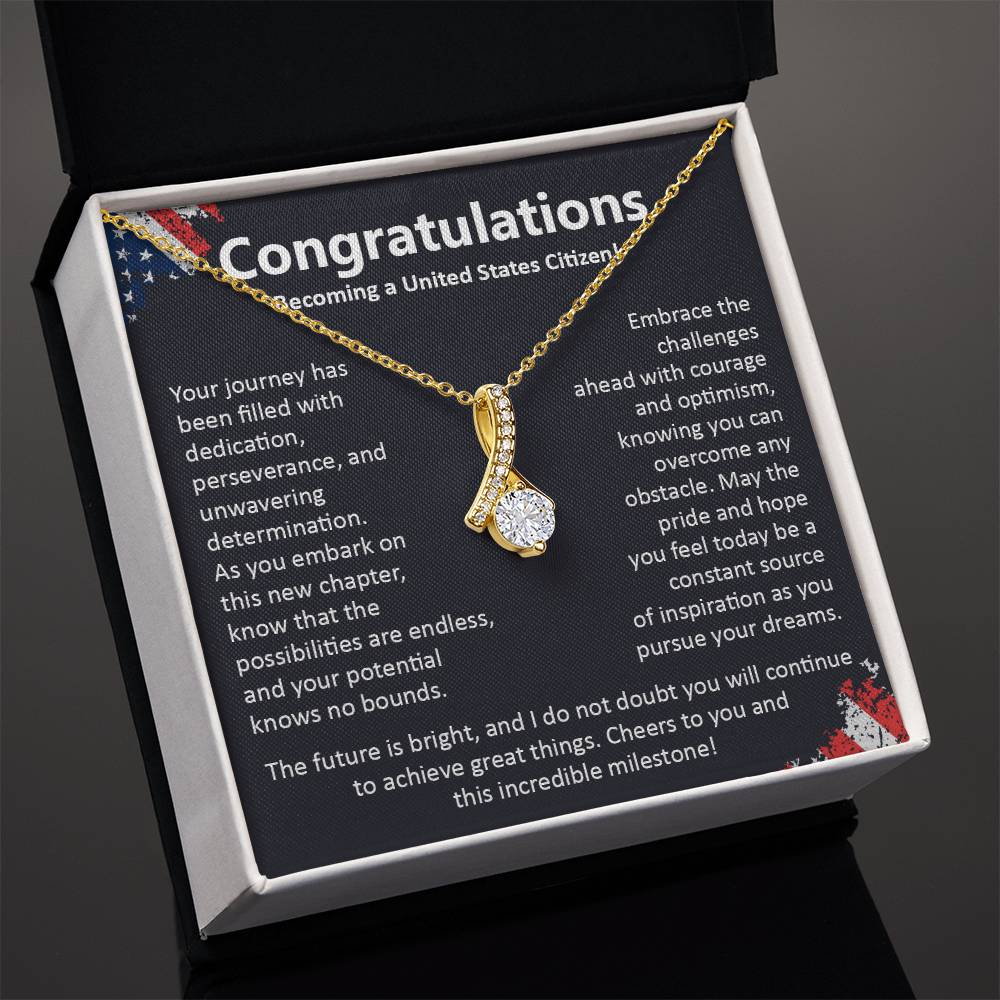 Congratulations On Becoming A United States Citizen Congratulations On Citizenship Proud New Citizen Gift Celebratory Jewelry For New Citizens Supportive Gift For New Citizens Life Journey Jewelry Personalized Gift For Citizens Hope And Pride Jewelry