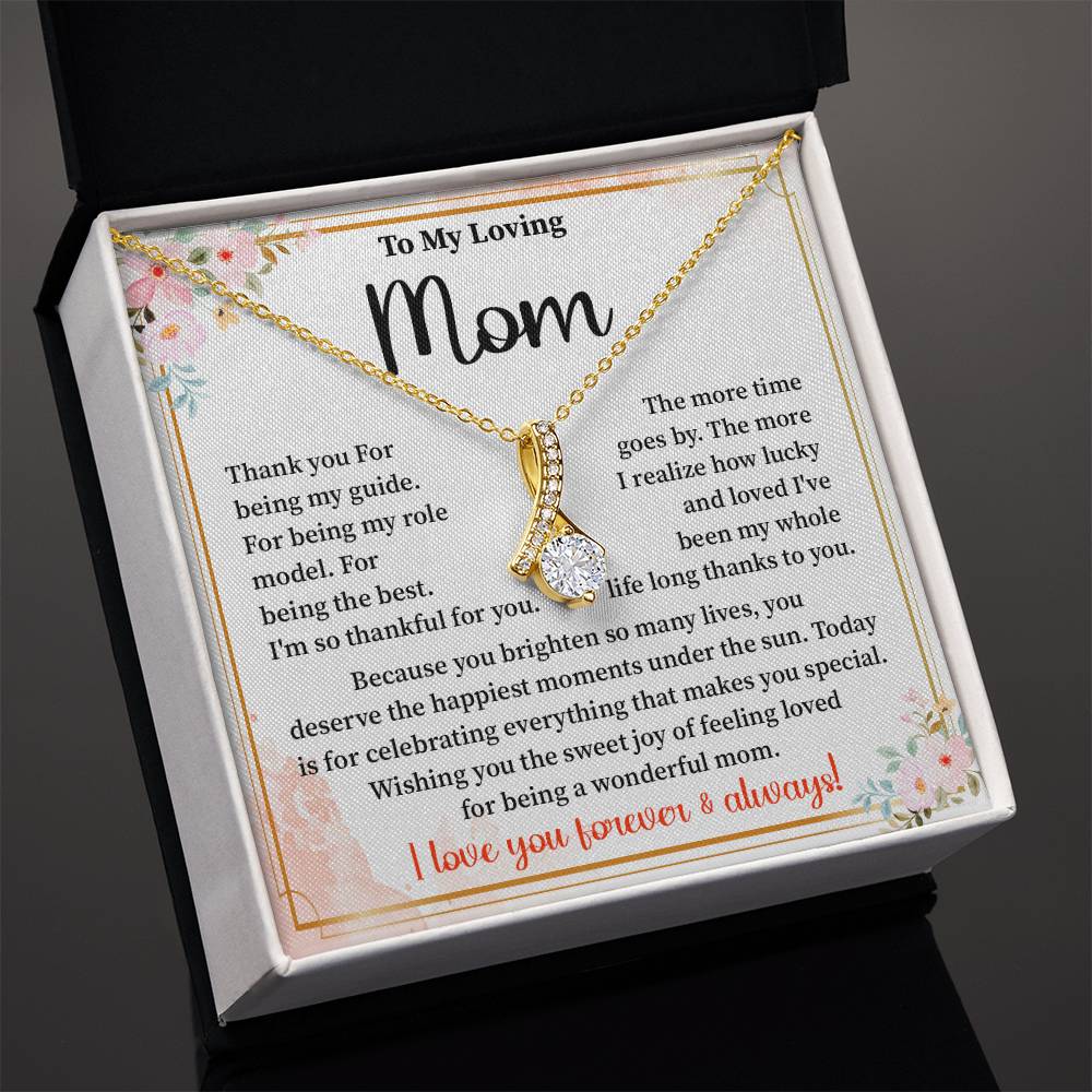 Mother Necklace Gift for Birthday with Gift Box