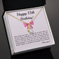 13th Birthday Necklace Gift for Teen Girl – Inspirational Card & Bow