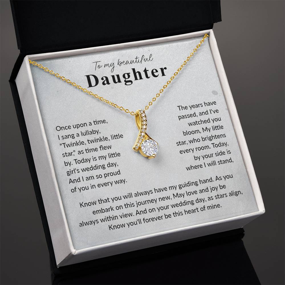 Wedding Day Gift for Daughter – Guiding Hand Poem Message Box