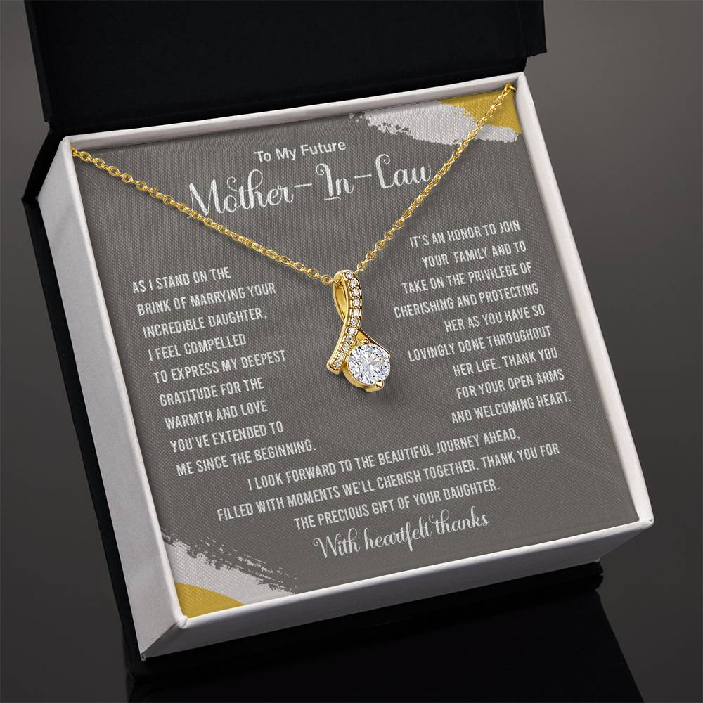 Future Mother-in-Law Necklace from Groom