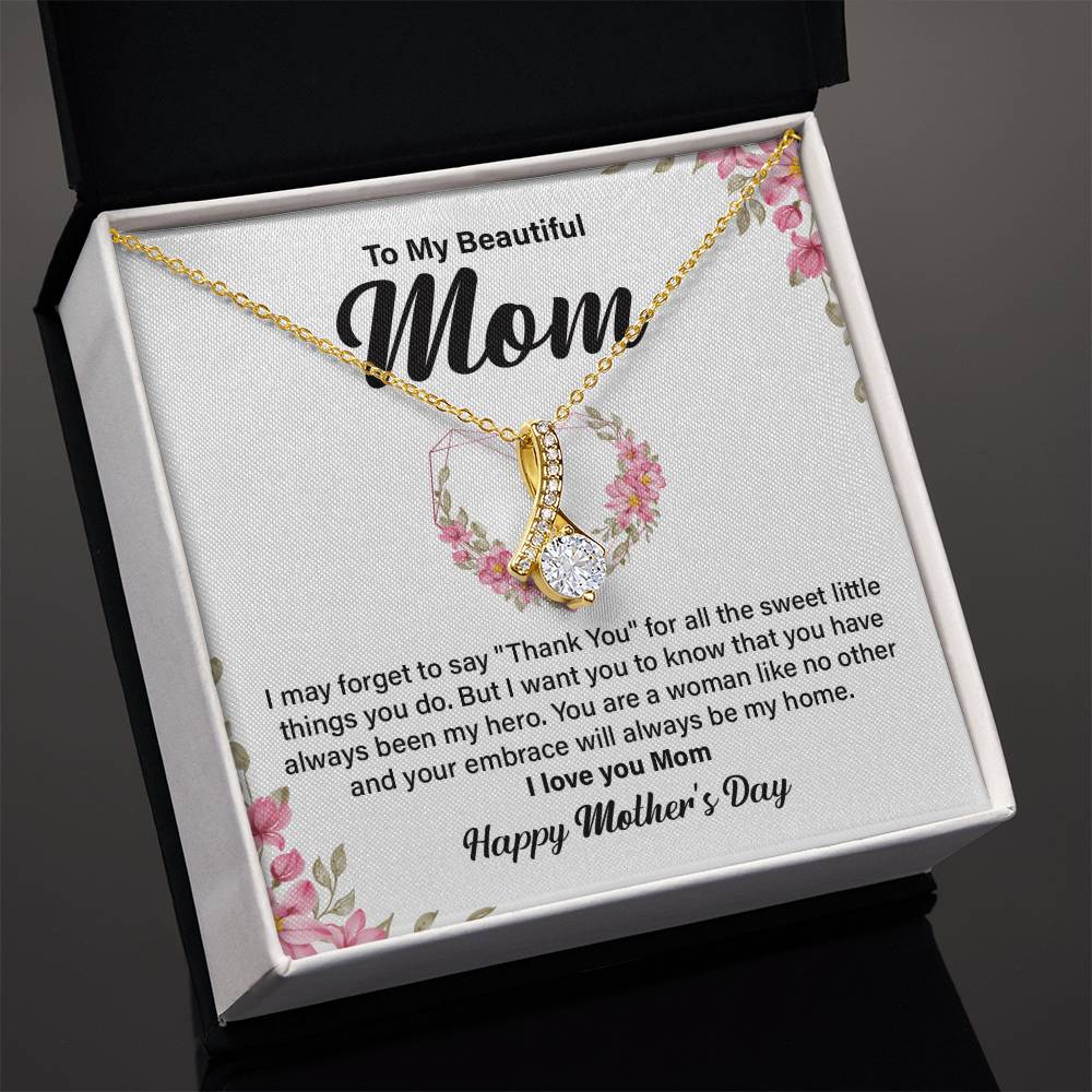Beautiful Mom Gift for Mother’s Day with Card