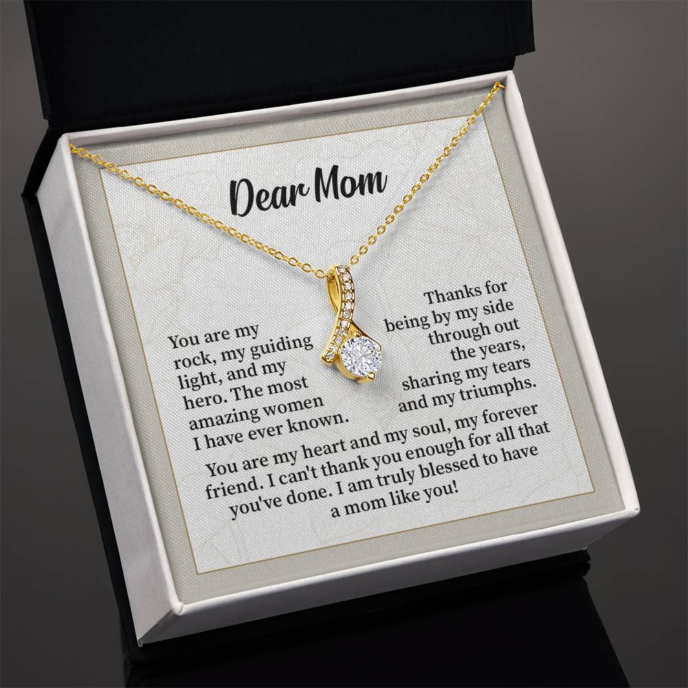 Dear Mom Thank You Necklace Necklace For My Forever Friend Heart And Soul Necklace Necklace Celebrating Our Bond My Amazing Mom Gift Love And Appreciation Gift Necklace Of Endless Devotion