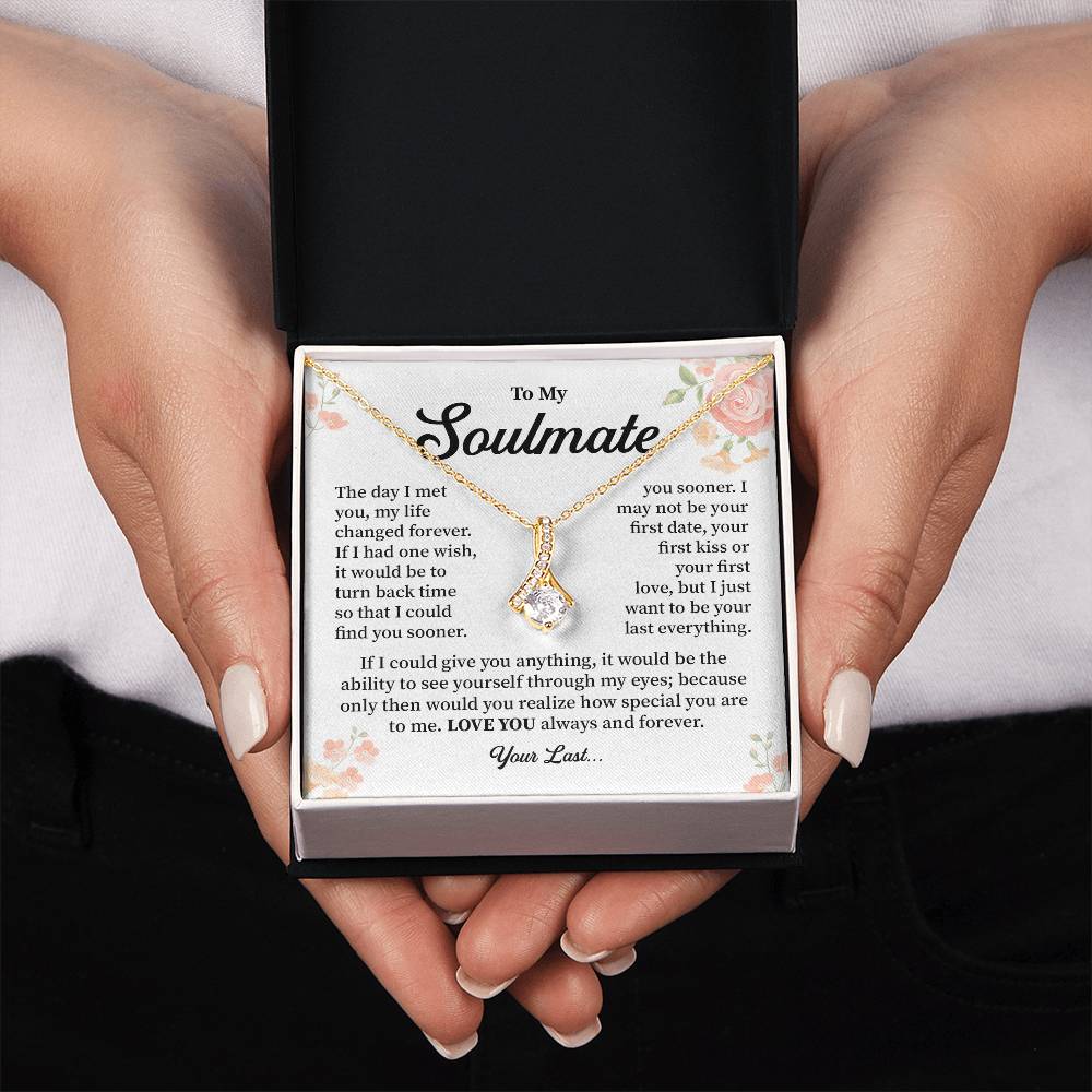 Soulmate Pendant Necklace for Her – Gift Box Jewelry