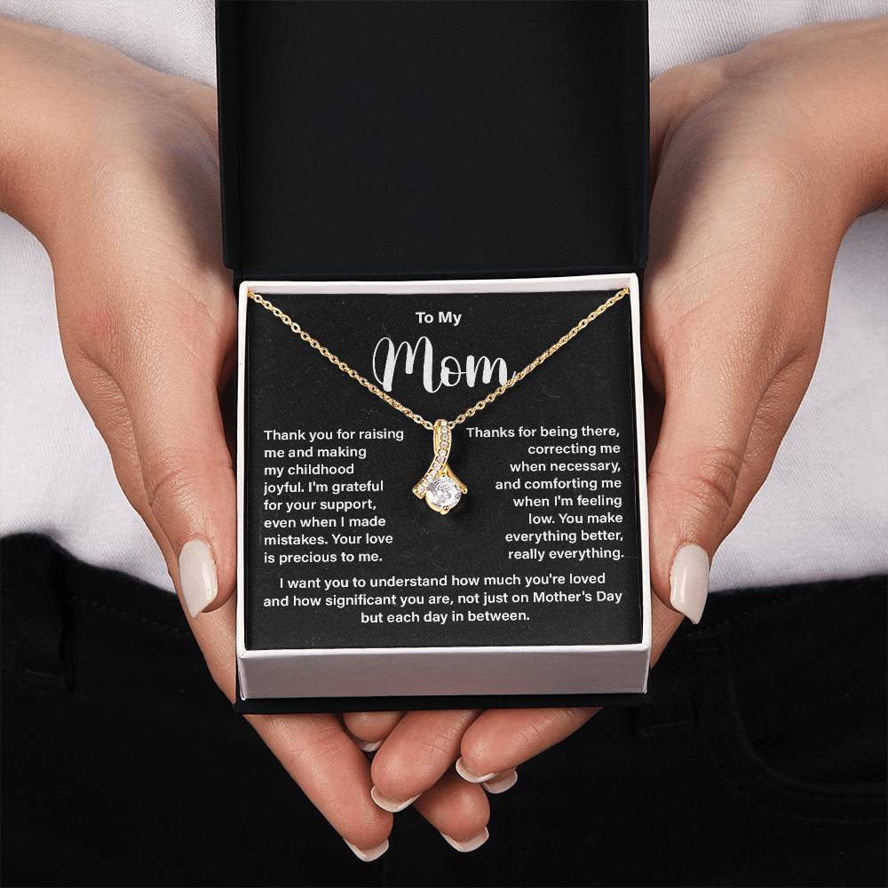 Mother Necklace Gift from Daughter or Son