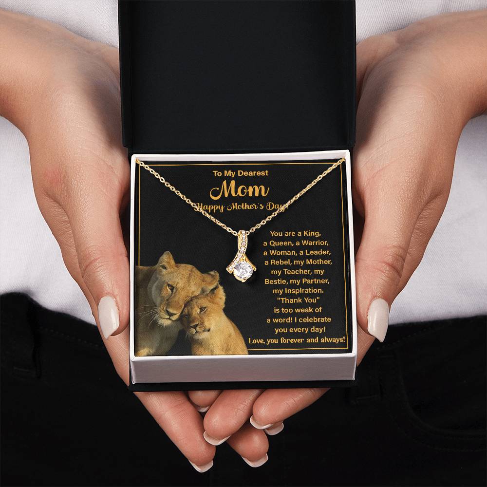 Mother’s Day Necklace Gift for Mom – Gift Box Included
