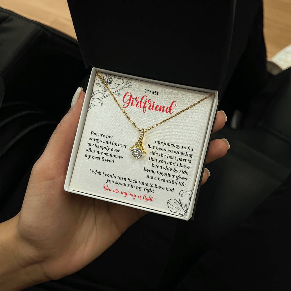 To My Girlfriend - Jewelry Gift with Message Card