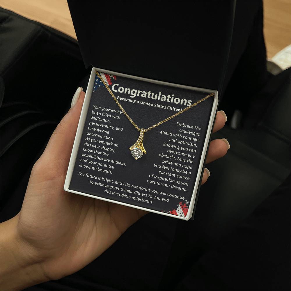 Congratulations On Becoming A United States Citizen Congratulations On Citizenship Proud New Citizen Gift Celebratory Jewelry For New Citizens Supportive Gift For New Citizens Life Journey Jewelry Personalized Gift For Citizens Hope And Pride Jewelry