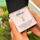 Romantic Girlfriend Necklace Gift with Message Card