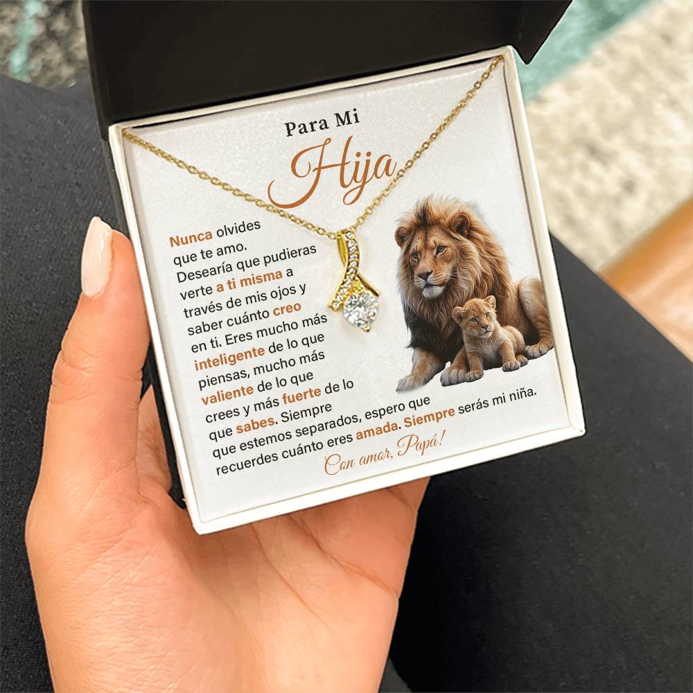 Collar Para Mi Hija de Papá – Mensaje de Amor y Orgullo