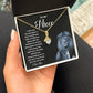 To My Niece Necklace Gift With Meaningful Message Card