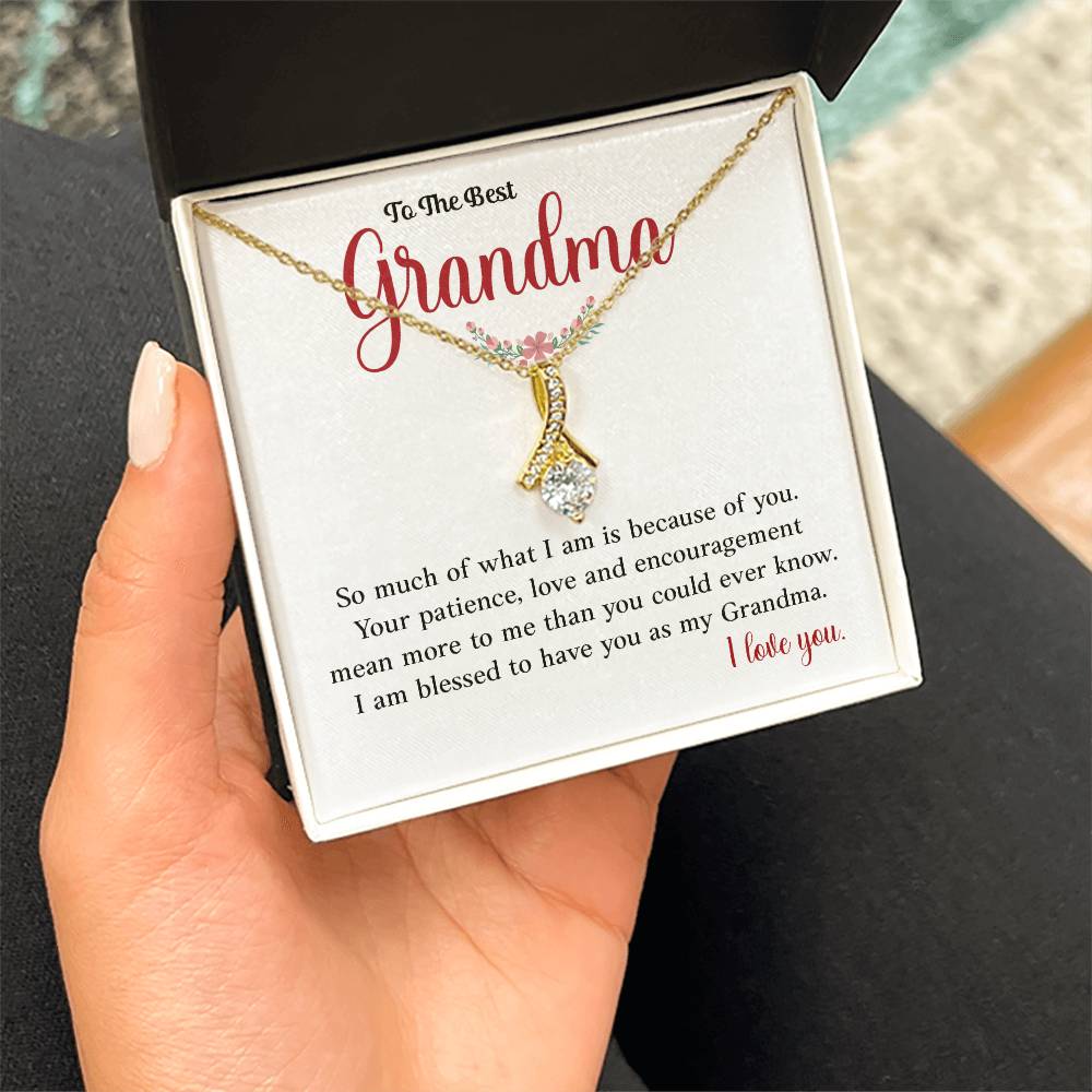 To The Best Grandma Heartfelt Necklace Gift Best Grandma Necklace Gift Heartfelt Gift For Grandma Sentimental Jewelry For Grandmother Jewelry Gift For Grandma Granddaughter To Grandma Gift Special Gift For Grandma Meaningful Gift For Grandma