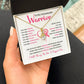 To My Unbreakable Warrior Necklace Gift with Inspirational Card
