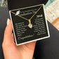 Graduation Necklace Gift For Girl With Encouragement Card