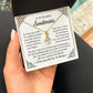 Beautiful Soulmate Necklace Gift with Message Card