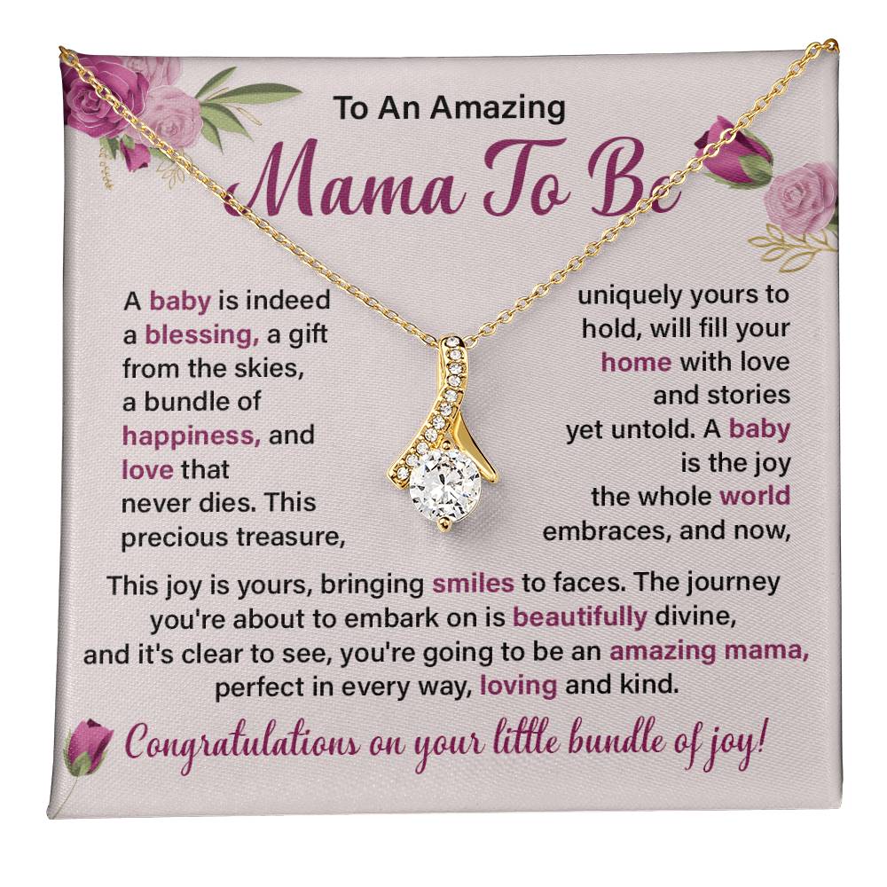 Necklace Gift for Pregnant Wife or Mama To Be