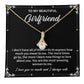 Necklace Gift for Girlfriend – Message Card & Box