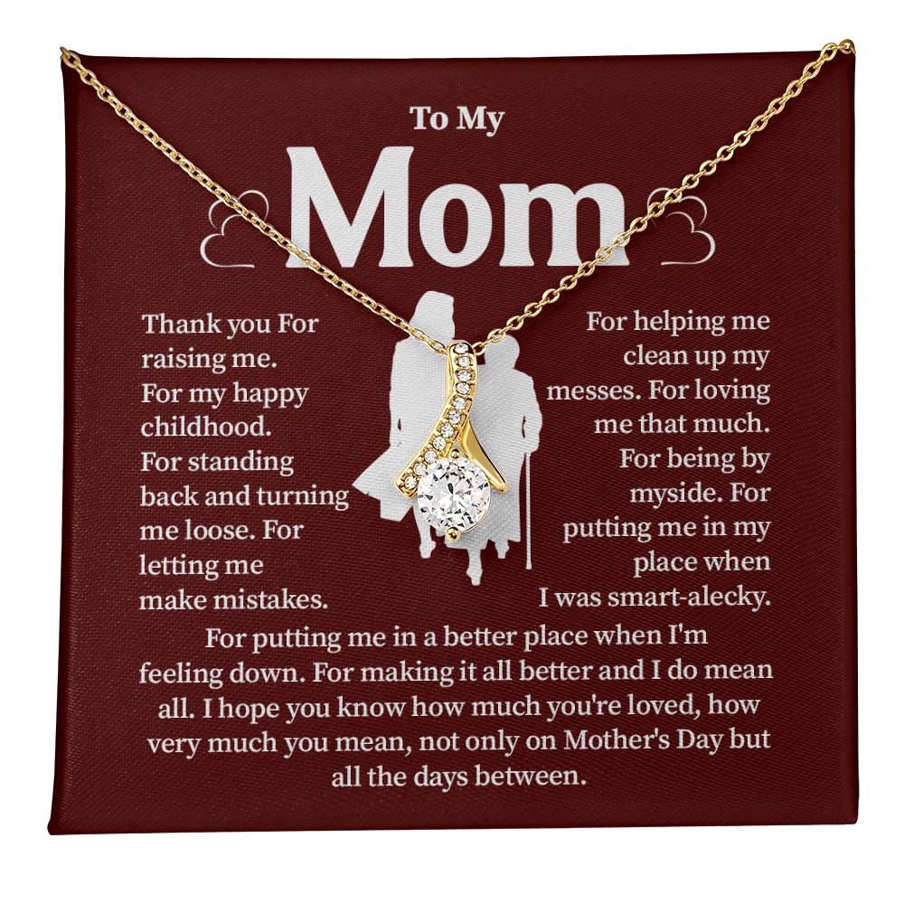 Gift for Mom from Daughter – Necklace with Gift Box