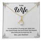 Funny Wife Necklace Gift with Message Card