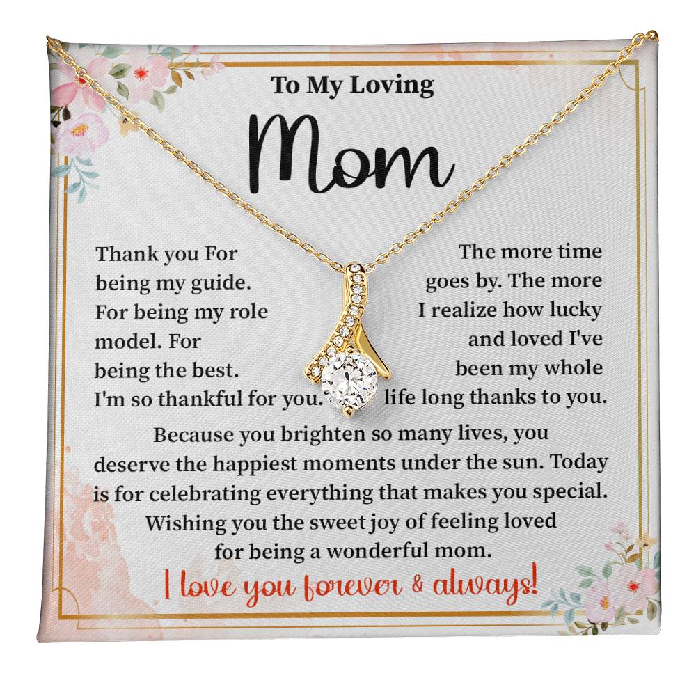 Mother Necklace Gift for Birthday with Gift Box