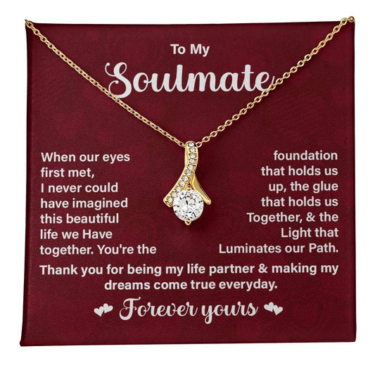Soulmate Gift with Message Card for Life Partner
