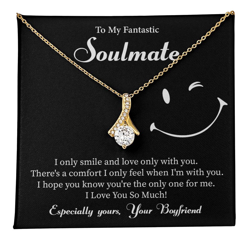 Soulmate Necklace Gift from Boyfriend – Gift Box