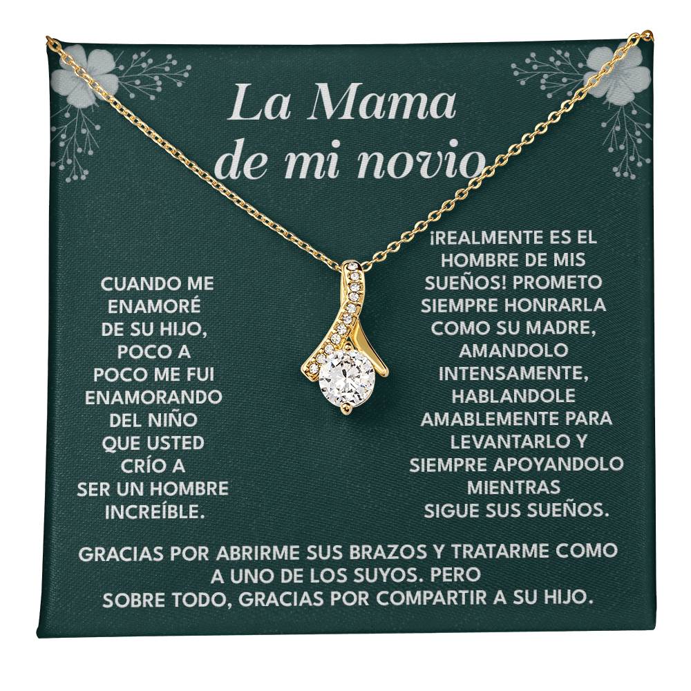 Collar Para La Mamá De Mi Novio Regalo De Agradecimiento Para Suegra Mensaje Emotivo Para La Madre De Mi Novio Agradecimiento Por Criar Al Hombre De Mis Sueños Collar Con Dedicatoria Para Suegra Regalo De Amor Y Gratitud Collar Para La Madre Del Hombre