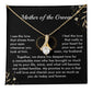 Mother of Groom Necklace Gift from Bride Message Card