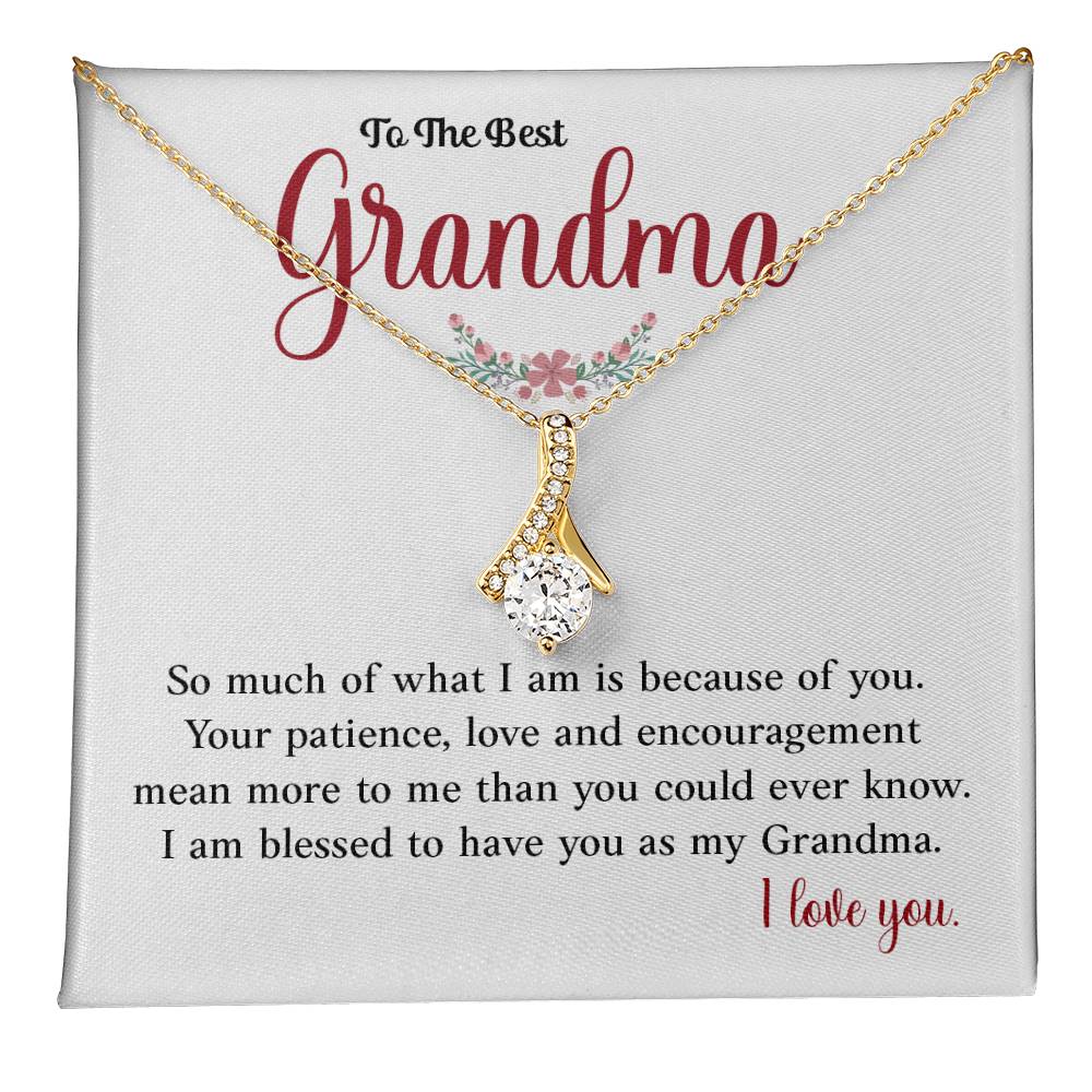 To The Best Grandma Heartfelt Necklace Gift Best Grandma Necklace Gift Heartfelt Gift For Grandma Sentimental Jewelry For Grandmother Jewelry Gift For Grandma Granddaughter To Grandma Gift Special Gift For Grandma Meaningful Gift For Grandma