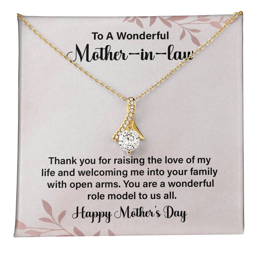 Mother-in-Law Mother’s Day Necklace Gift from Family