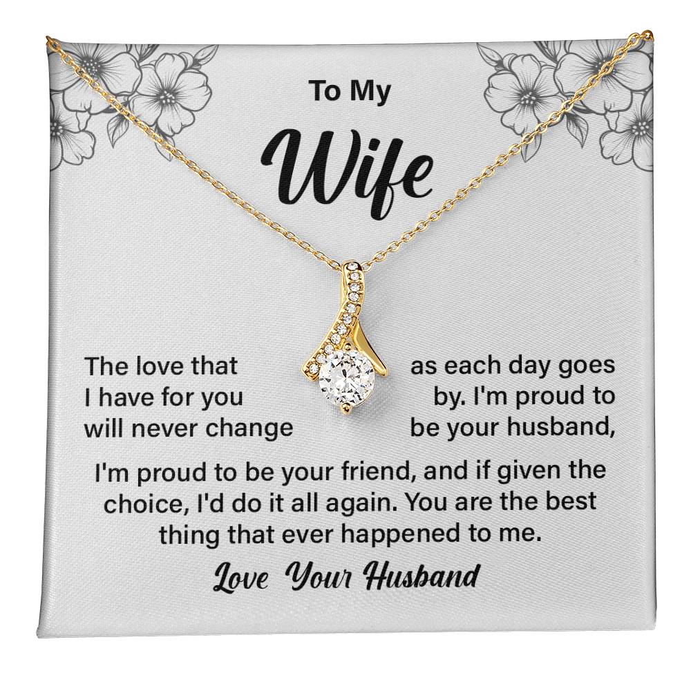 Necklace Gift for Wife from Husband with Gift Box