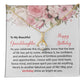 Granddaughter Birthday Necklace Gift – Message Card Box