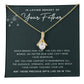 Memorial Jewelry Gift for Loss of Father with Message Card