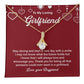 Loving Girlfriend Necklace – Gift for Her with Message Card
