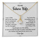Future Wife Necklace Gift with Sentimental Message Card