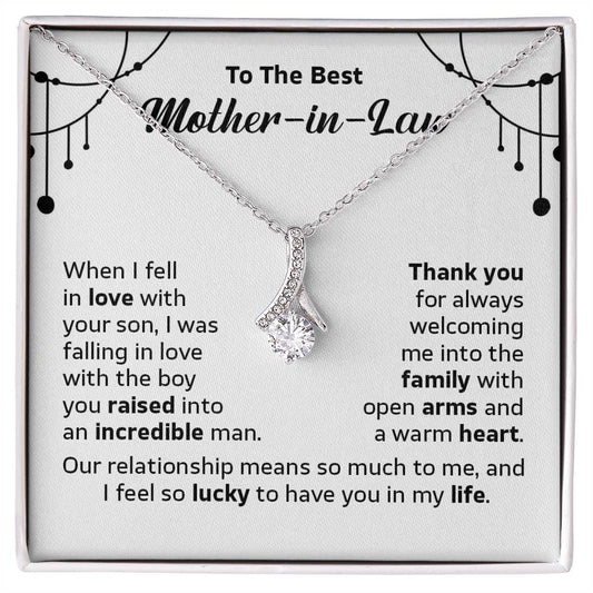 To the best Mother in law when i fell in love with,