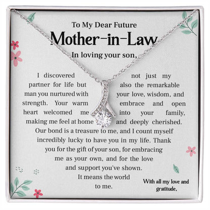 Future Mother-in-Law Necklace from Bride