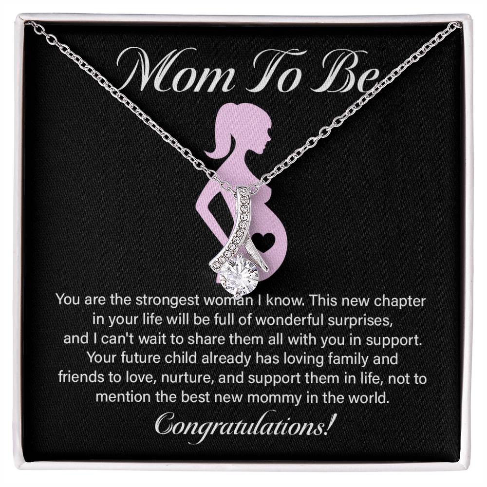 Mom To Be Necklace – Elegant Gift for Pregnancy