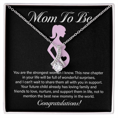 Mom To Be Necklace – Elegant Gift for Pregnancy