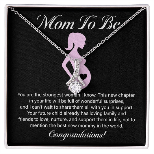 Mom To Be Necklace – Elegant Gift for Pregnancy
