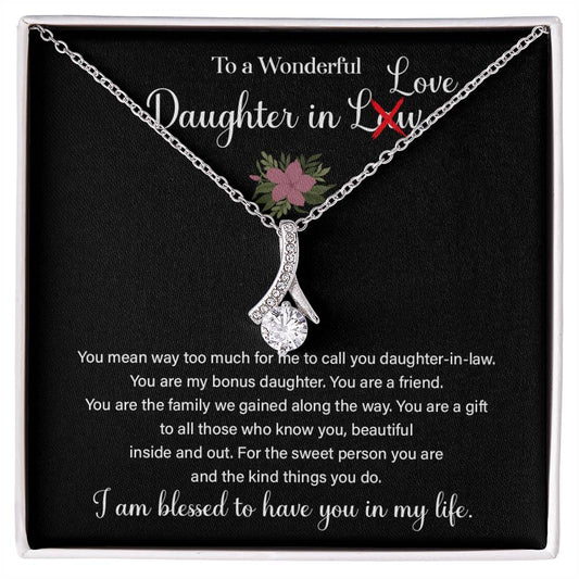 Bonus Daughter Gift from Mom – Loving Message Card