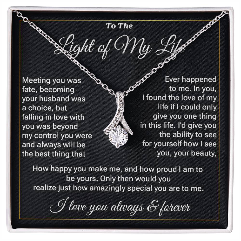 Light of My Life Gift for Her – Message Card Box