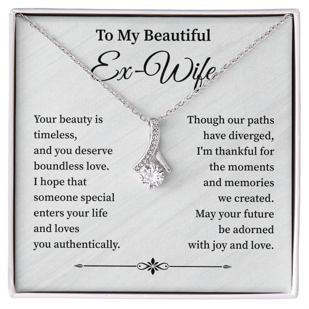 Gift for Ex-Wife with Thankful Message of Closure